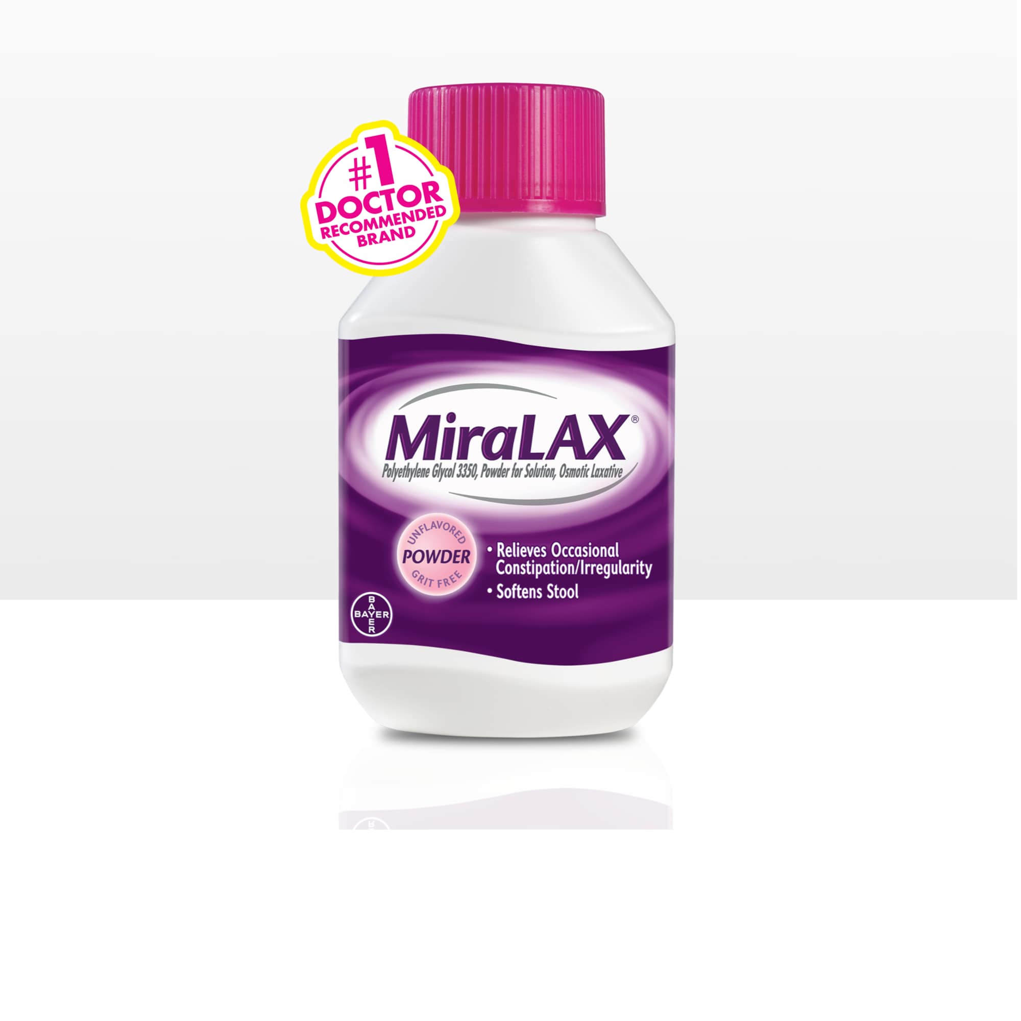 MiraLAX® packshot on white background